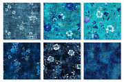 Blue Grunge Texture Digital Papers, a Texture Graphic by Dream Creation (Thumbnail 4 of 5)