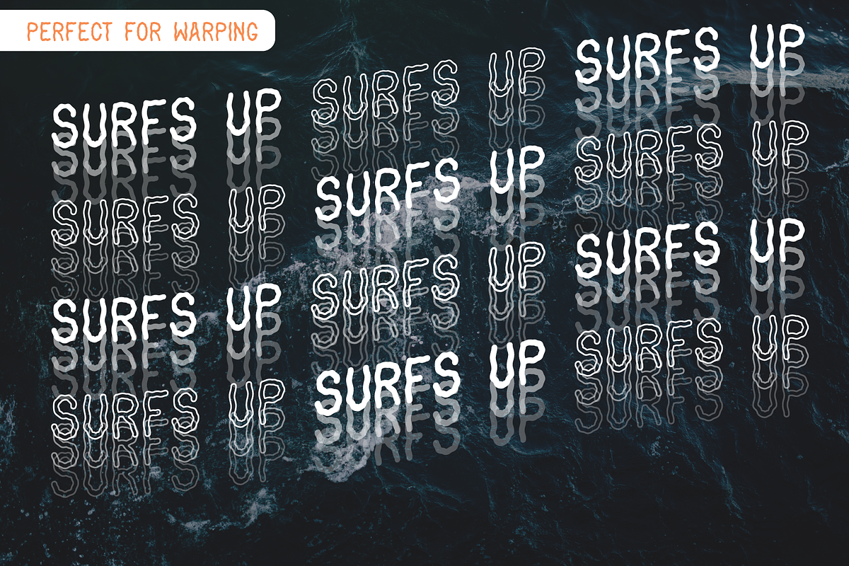 Coastal Fever - Font pack + Textures preview 8