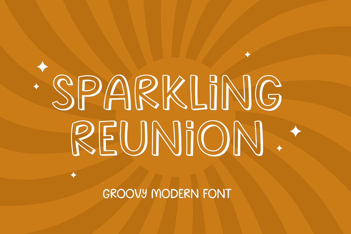 Sparkling Reunion Casual Sans Serif, a Sans Serif Font by UICreative (Photo 1 of 9)