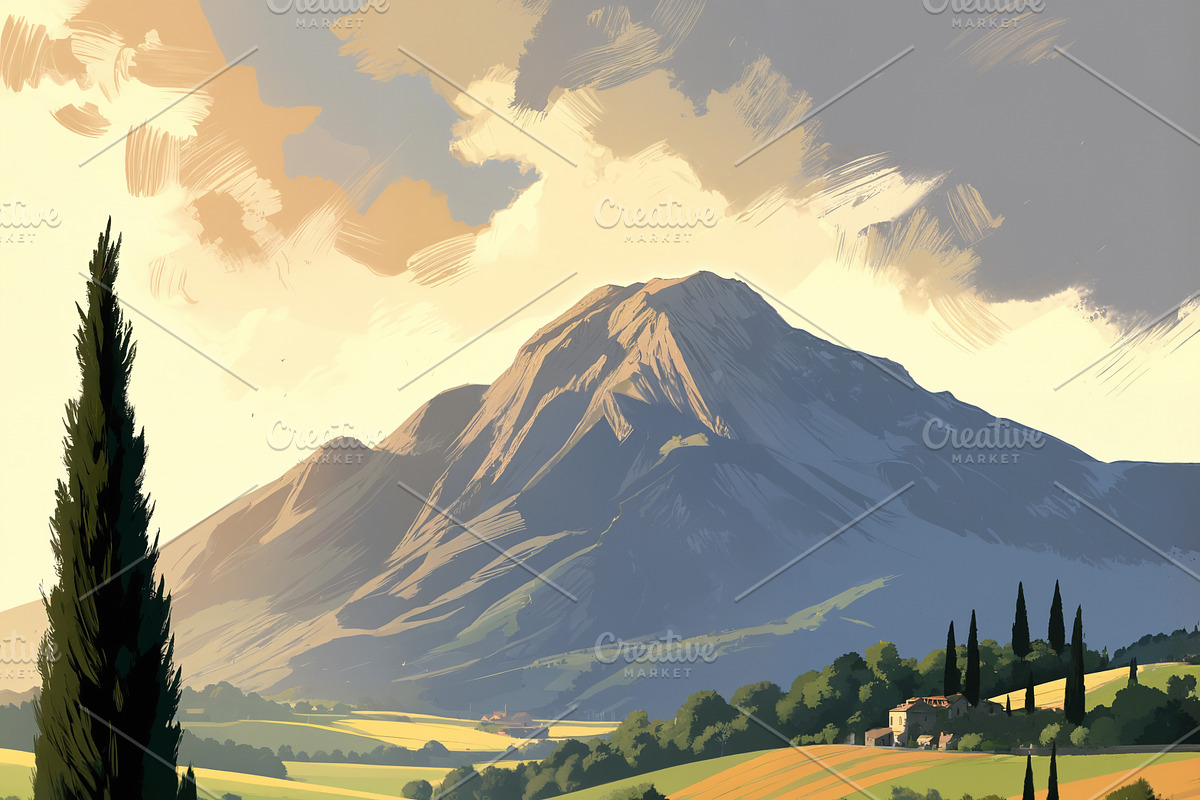 36 Italy-Themed Illustrations, a Background Graphic by h.utomo (Photo 25 of 36)
