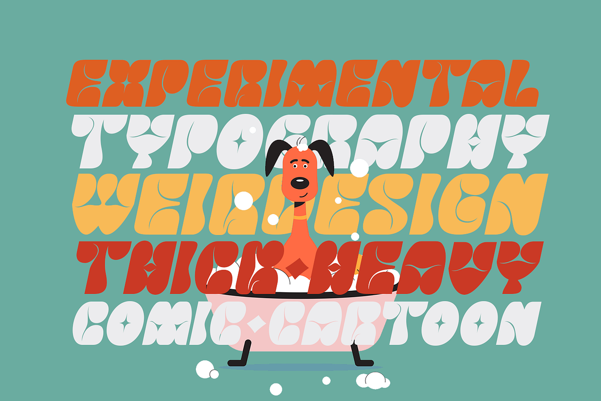 Viscous Heavy Display Font, a Font by madeDeduk (Photo 8 of 8)