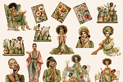 BLACK GIRL ROUTINE CLIPART PACK, a Person Illustration by Daring Digies (Thumbnail 4 of 10)