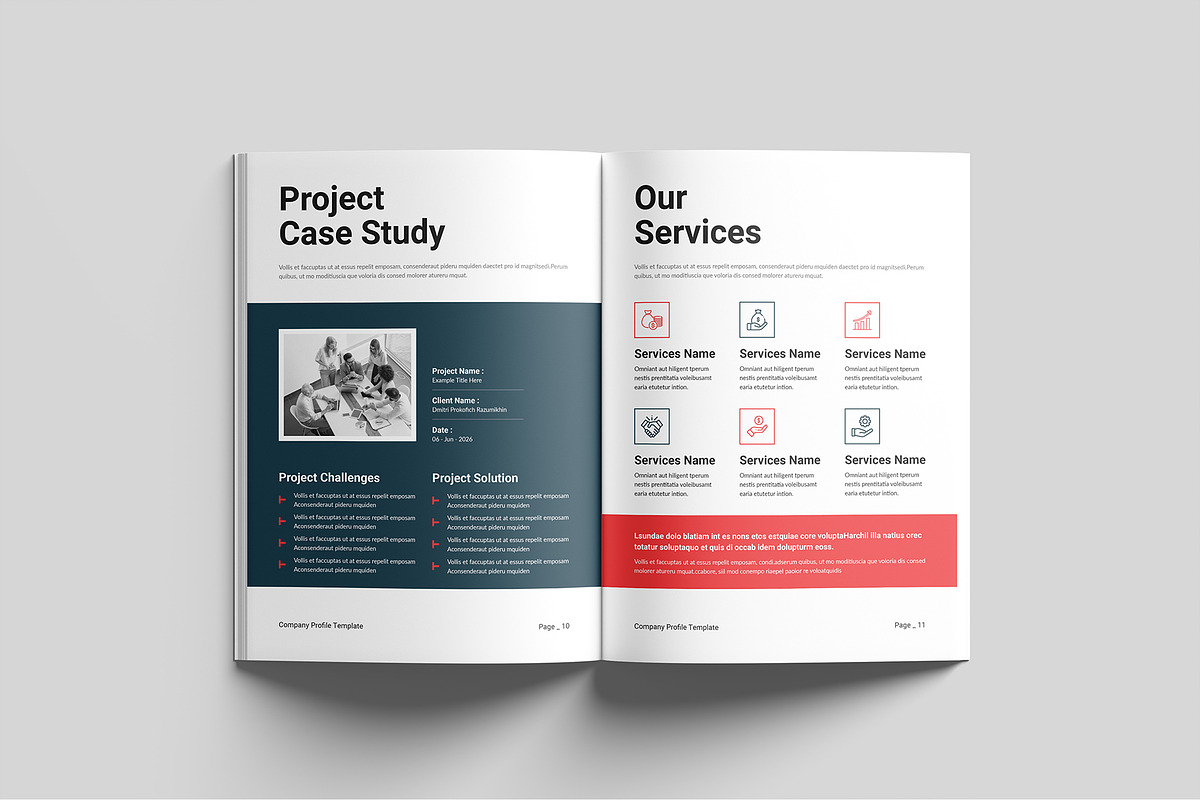 Company Profile Template, a Brochure Template by Cleffon_Graphic_Studio (Photo 6 of 9)