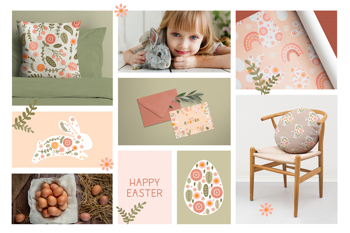 Hello Easter! Spring collection., an Animal Illustration by RinSo_art (Photo 4 of 14)