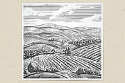 Rural landscapes., a Food Illustration by Countryside life (Thumbnail 2 of 7)