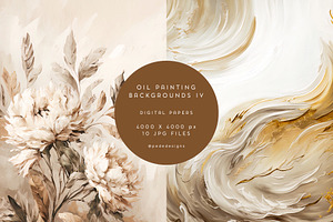 Floral Oil Backgrounds II