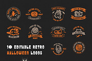 Retro Halloween Design Kit, a Seasonal Illustration by Retro Machine (Thumbnail 9 of 15)