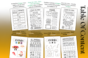 Preschool Learning Worksheets Bundle, a Decorative Illustration by Coco Bloom (Thumbnail 2 of 6)