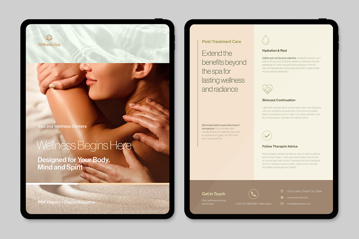 Spa & Wellness eBook Brochure, a Brochure Template by BrandPacks (Photo 5 of 6)