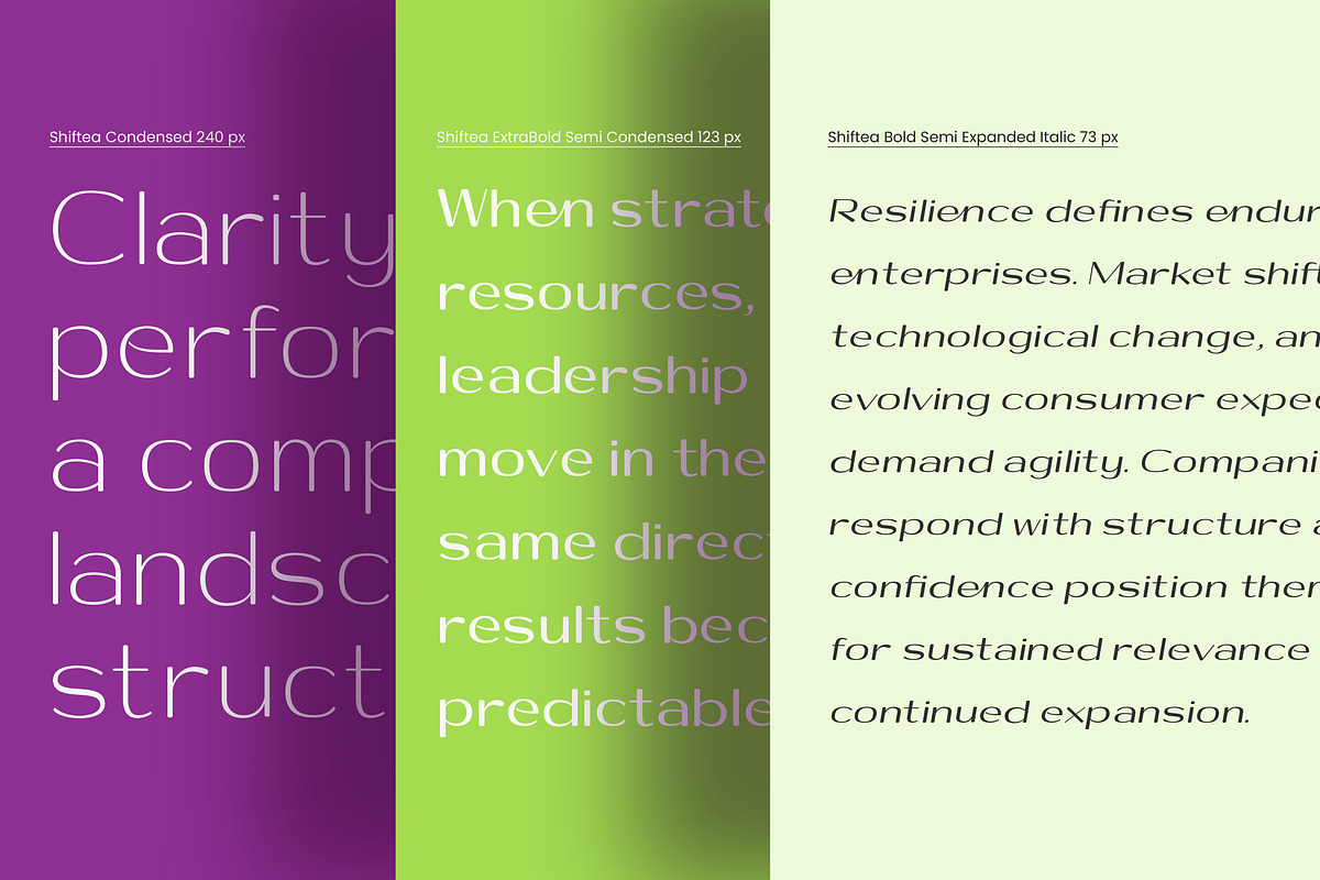 Shiftea, a Font by Matra Creative (Photo 7 of 15)