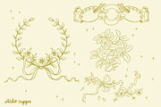 Ribbon Illustrations PNG EPS SVG, a Decorative Illustration by Cuppakeri (Thumbnail 4 of 4)