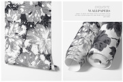 Mono Chic Abstract Floral Pattern, a Pattern Graphic by TSTUDIO (Thumbnail 10 of 14)