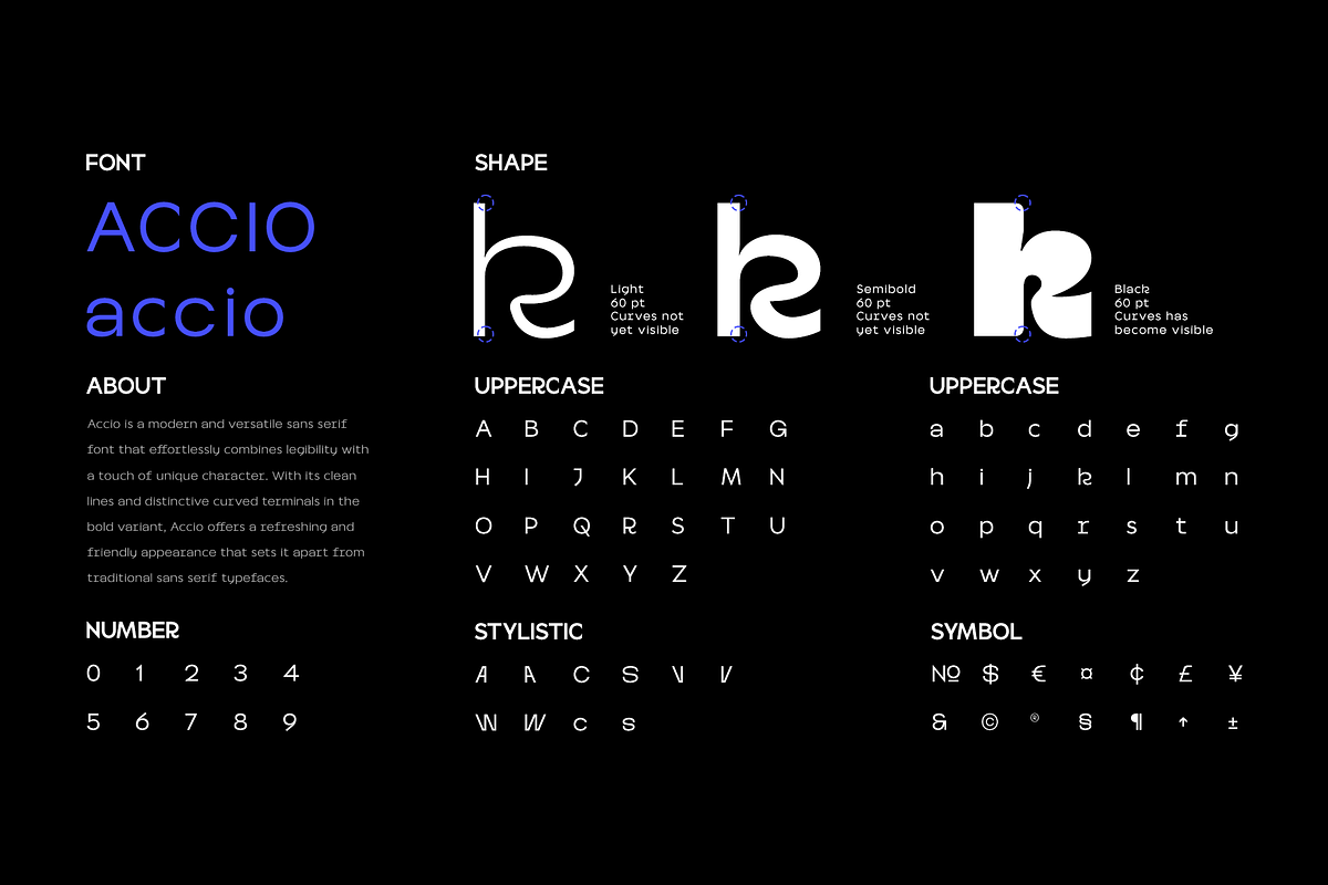 Accio - A Modern Sans Serif Typeface, a Sans Serif Font by Jehoo Creative (Photo 5 of 15)