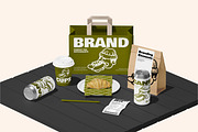 Restaurant Branding Mockup, a Packaging Mockup by Unerispace (Thumbnail 3 of 5)