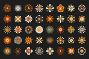 200 Flower Shapes, an Object Graphic by ArinStudio (Thumbnail 2 of 10)