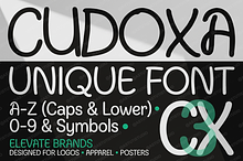 Cudoxa | Modern Luxury Serif Typefac