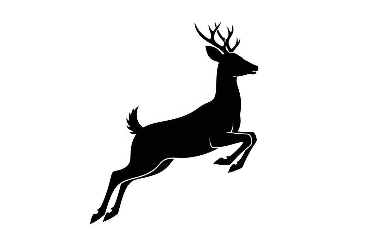 Majestic Deer & Stag Silhouette Bund, an Illustration by jahid234 (Photo 38 of 41)