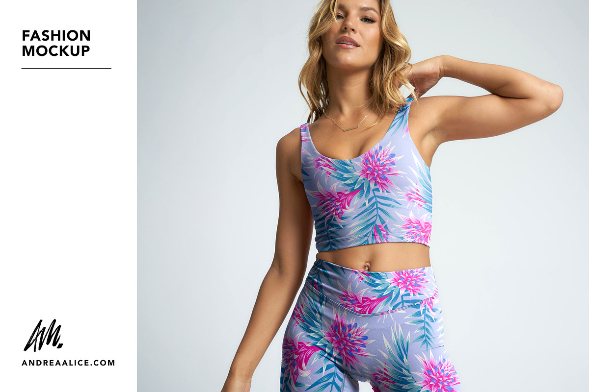 Fashion Mockup Women's Activewear 01, an Apparel Mockup by Andrea Muller (Photo 6 of 7)