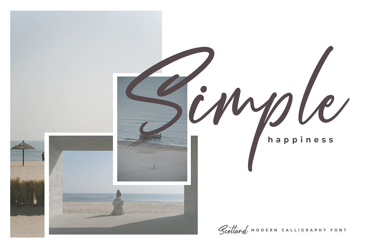 Scotland - Modern Calligraphy font preview 6