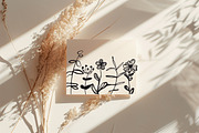 Inky Flowers Doodle Stamps Procreate, a Brush Add-On by Dervik Art Store (Thumbnail 7 of 8)