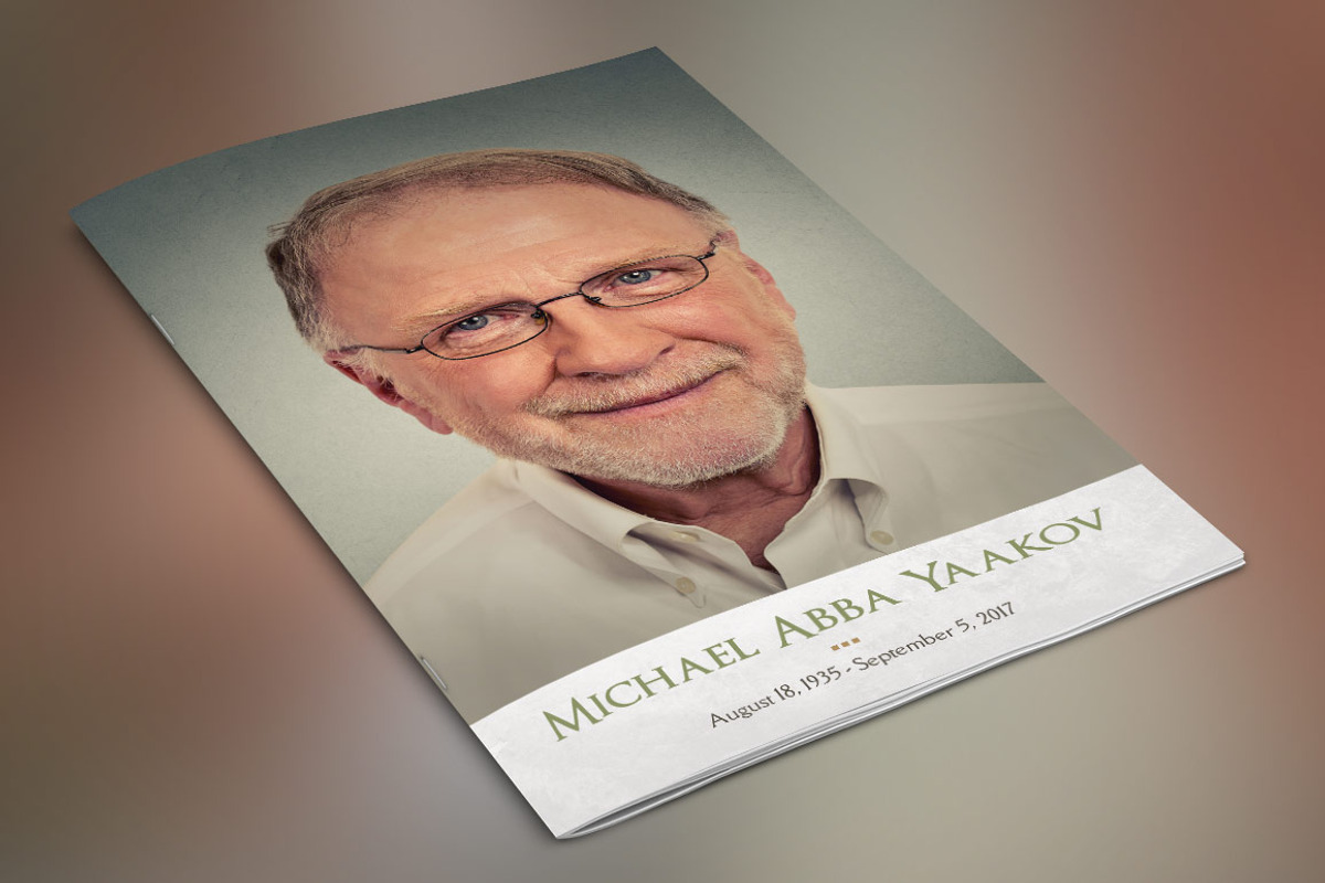 Retro Funeral Program Template, a Brochure Template by Godserv Designs (Photo 4 of 5)