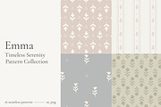 Timeless Serenity Pattern Collection, a Pattern Graphic by Emilie Cliche (Thumbnail 1 of 9)