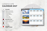 Landscape A3 Calendar 2027, a Stationery Template by MstArtwork (Thumbnail 7 of 8)