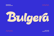 Bulgera - Display Font, a Sans Serif Font by Marvadesign (Thumbnail 1 of 11)