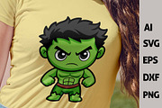 Chibi Superhero Vector Bundle, a Person Illustration by FancyDesignStudio (Thumbnail 2 of 7)
