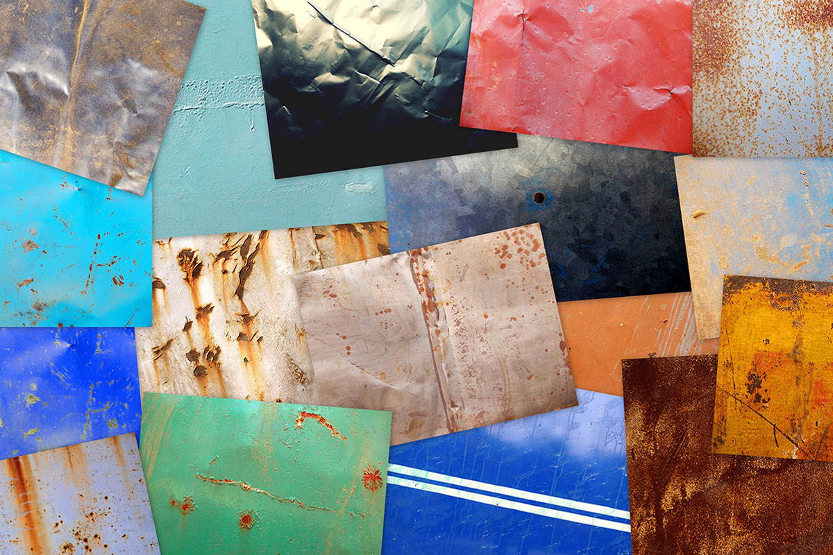 20 Metal Sheets Textures preview 2