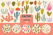 Cactus Graphic Collection, an Object Graphic by AnkaDrozd (Thumbnail 1 of 7)