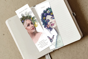 GODDESSES BOOKMARK Illustration