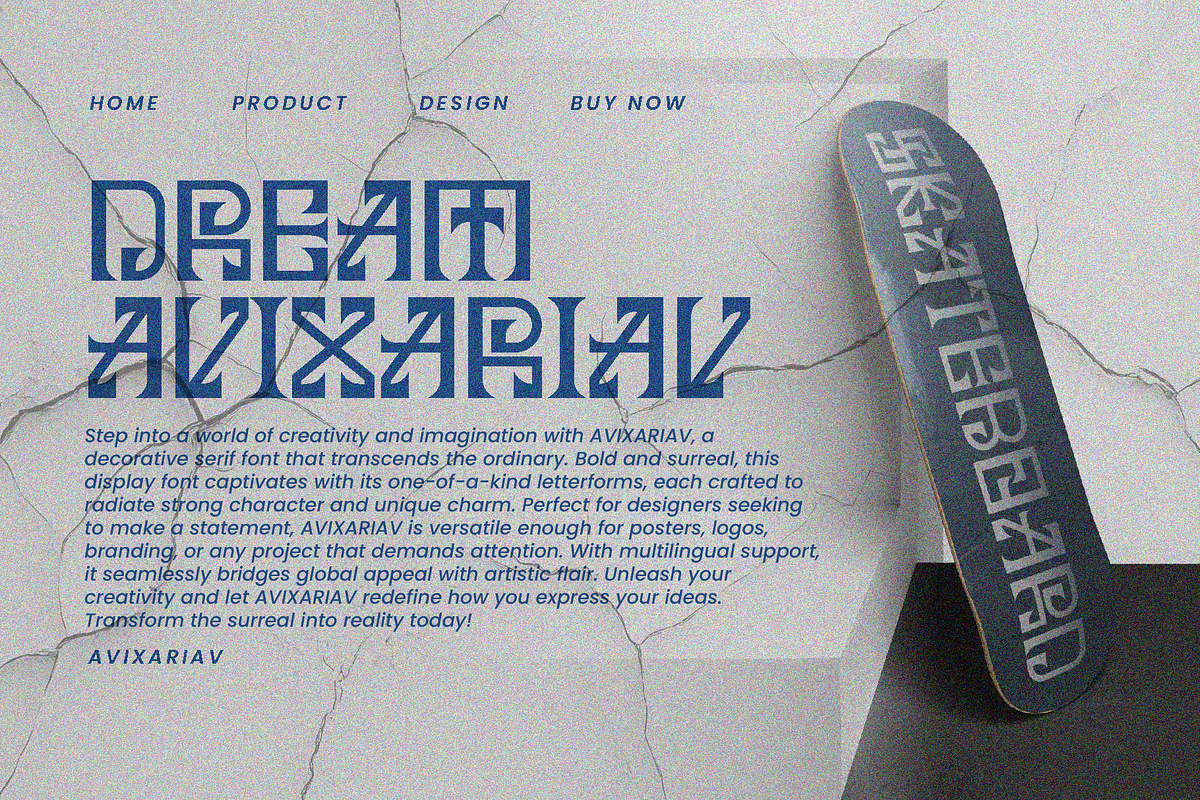 Avixariav Font, a Serif Font by Erifqizefont (Photo 8 of 12)