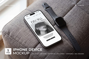 Elvora - iPhone Device Mockup