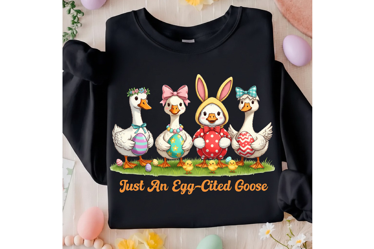 Just an Egg-Cited Goose Png, an Illustration by designcity5 (Photo 4 of 9)
