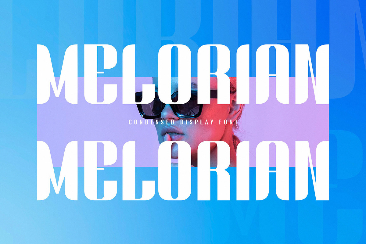 Melorian – Bold Condensed Sans Serif, a Sans Serif Font by BrandSemut (Photo 1 of 8)