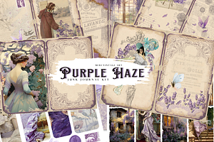 Purple Haze Junk Journal Kit