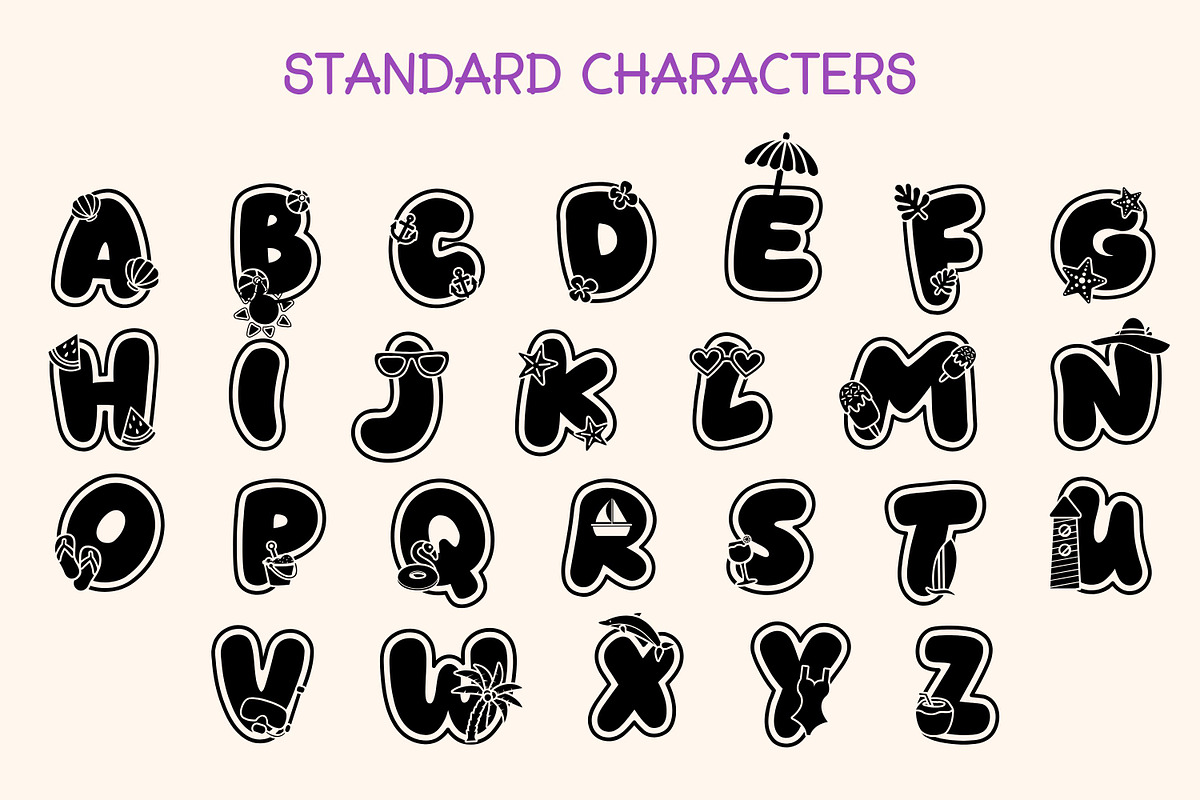 Summer Breeze Font, a Sans Serif Font by Adalin Shop (Photo 2 of 4)