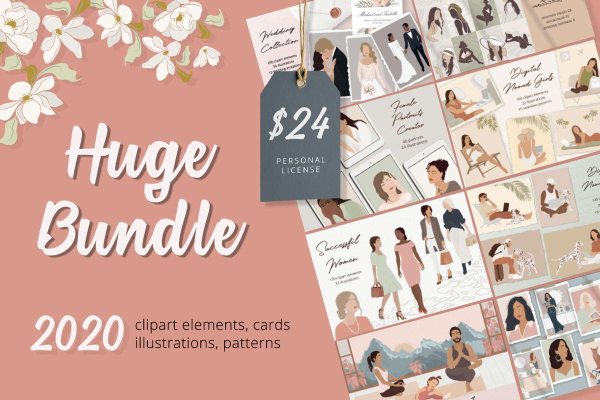 86% off Huge Bundle - Entire Shop, a Decorative Illustration by Irena Art (Photo 1 of 14)
