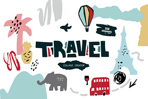 Travel collage creator
