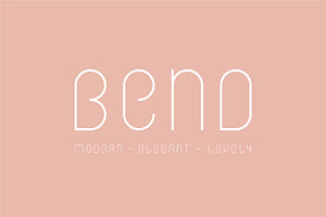 Bend Font