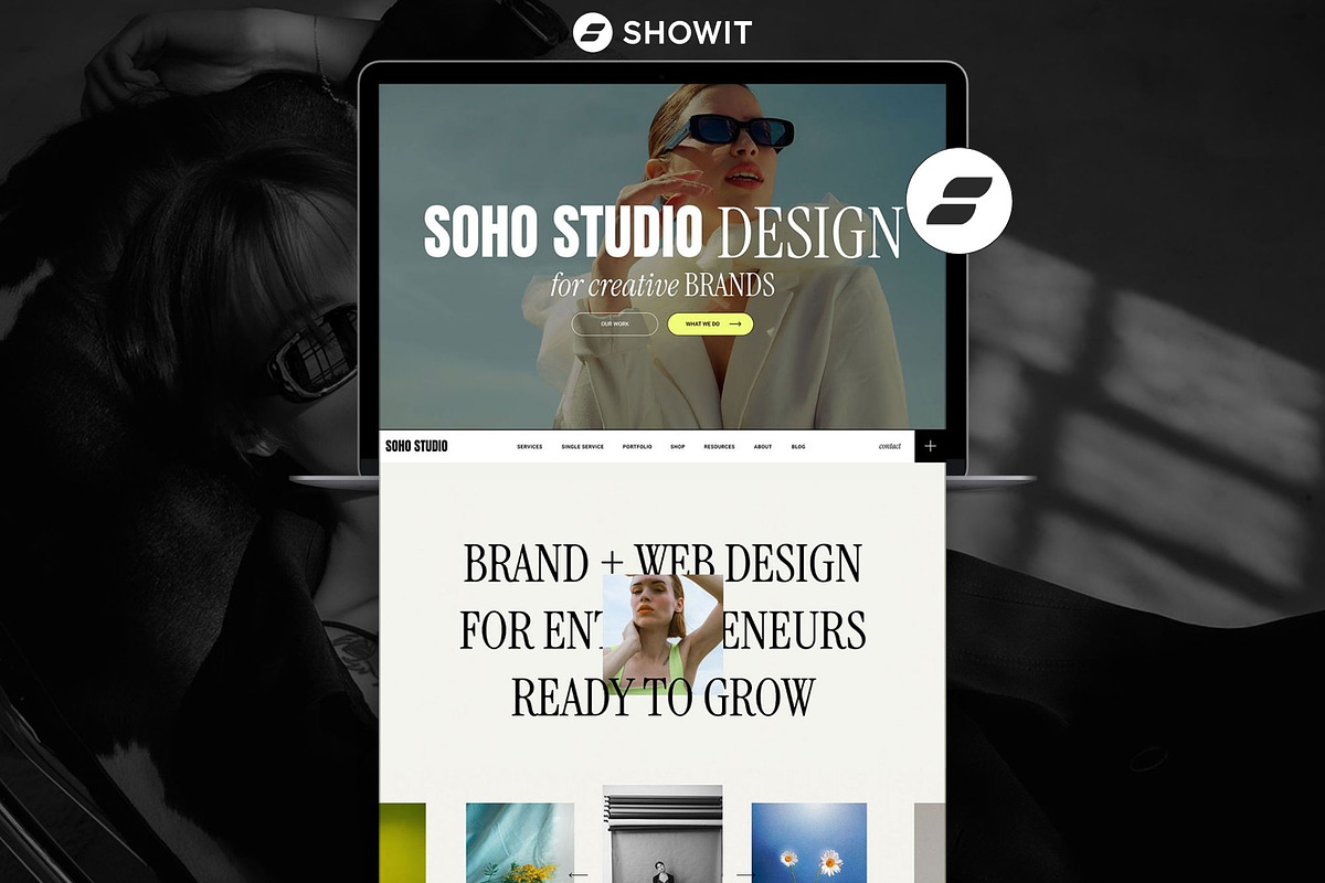 Showit Website Template for Designer, a Websites & App Template by Superhero Design Co. (Photo 1 of 7)