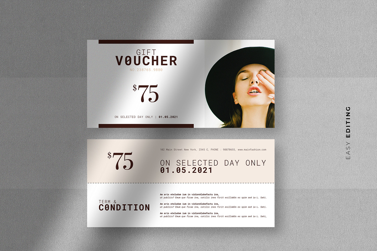 Gift Voucher, an Invitation Template by Ahsanjaya (Photo 3 of 3)