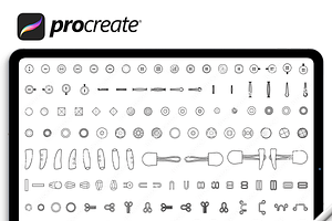 Button Accessories Stamp Brush Set