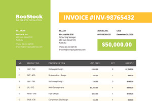 Invoice Template V.11