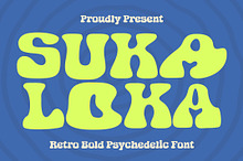 Retro Bold Psychedelic Font