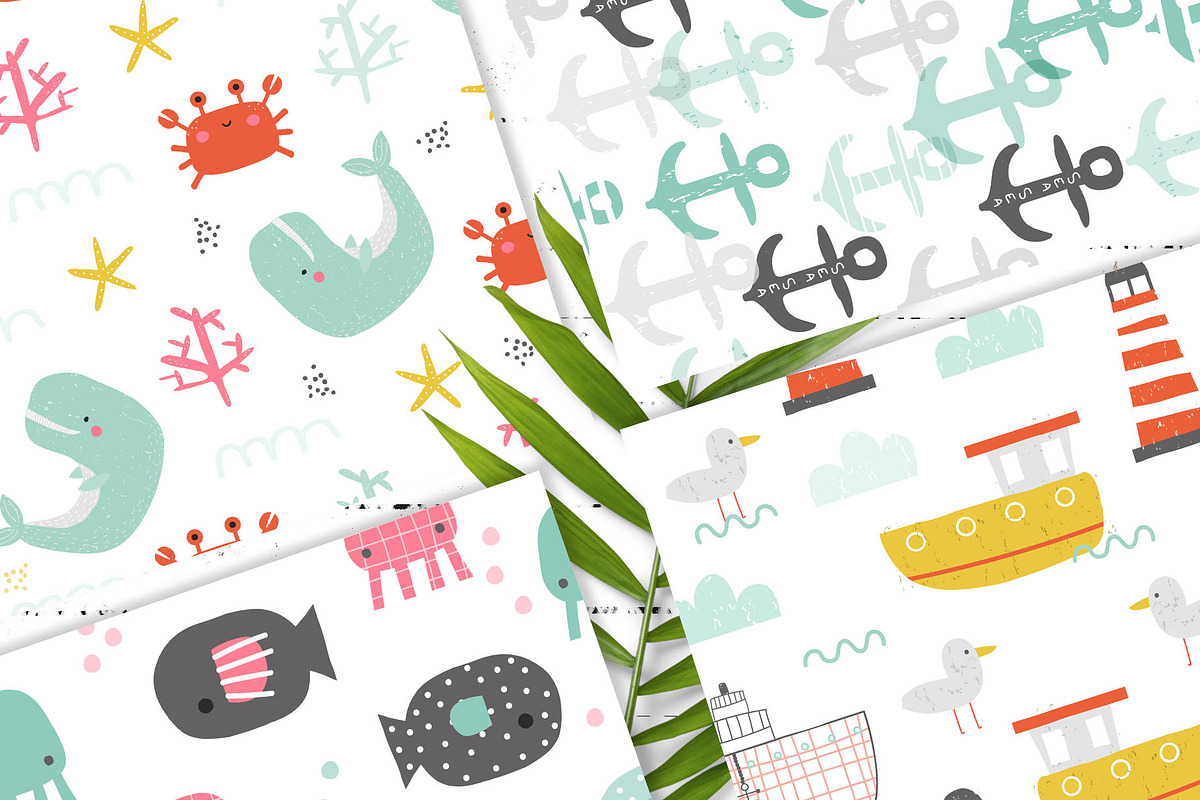 My sea adventures, an Animal Illustration by Viktoria Siarova (Photo 2 of 7)