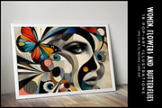 Women, Flowers and Butterflies, a Decorative Illustration by Digital Art Creations (Thumbnail 11 of 12)