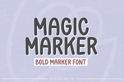 MAGIC MARKER School Handwriting Font, a Sans Serif Font by Blush Font Co.