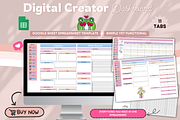 Creator Dashboard Spreadsheet, a Stationery Template by bellaROSEworkshop (Thumbnail 6 of 6)